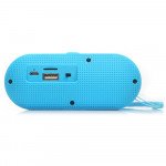 Wholesale Mini Pill Lightweight Portable Wireless Bluetooth Speaker Y2 (Blue)